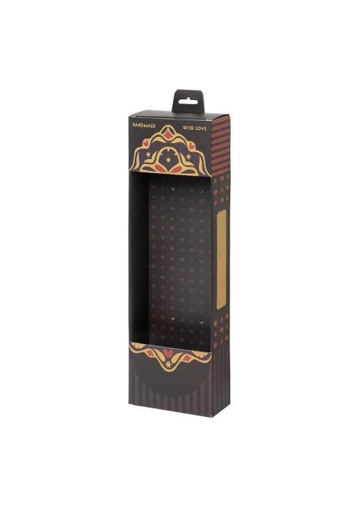 Beauty Home ΛΑΜΠΑΔΑ 33cm ΞΥΛΙΝΟ ΠΕΡΙΓΡΑΜΜΑ ΛΑΓΟΣ ΛΕΥΚΟΣ ΣΕ ΣΥΣΚΕΥΑΣΙΑ ΔΩΡΟΥ