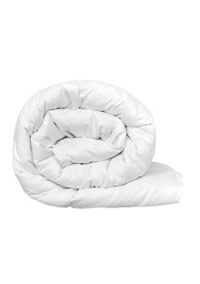 Beauty Home Παπλώματα πουπουλένια μονά (2τμχ) με Clip clap Art 4062 450gsm (300gsm+150gsm) 160x240 Λευκό