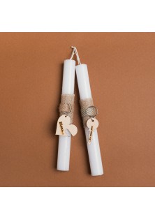 Beauty Home ΛΑΜΠΑΔΑ 25cm ΚΛΕΙΔΙ-ΚΑΡΔΙΑ ΜΠΡΕΛΟΚ ΣΕΤ 2 τμχ ΣΕ ΣΥΣΚΕΥΑΣΙΑ ΔΩΡΟΥ