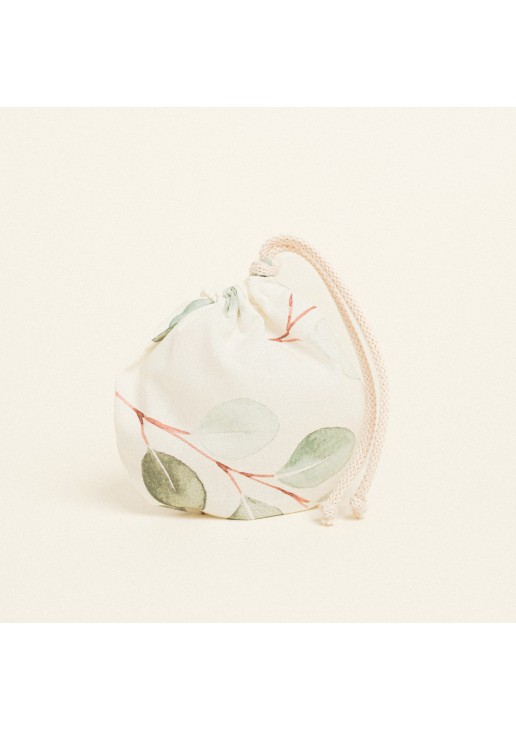 Beauty Home ΠΟΥΓΚΙ ΟΒΑΛ ΜΕ ΚΟΡΔΟΝΙ 13 x 14 cm ΠΟΠΛΙΝΑ ΕΥΚΑΛΥΠΤΟΣ