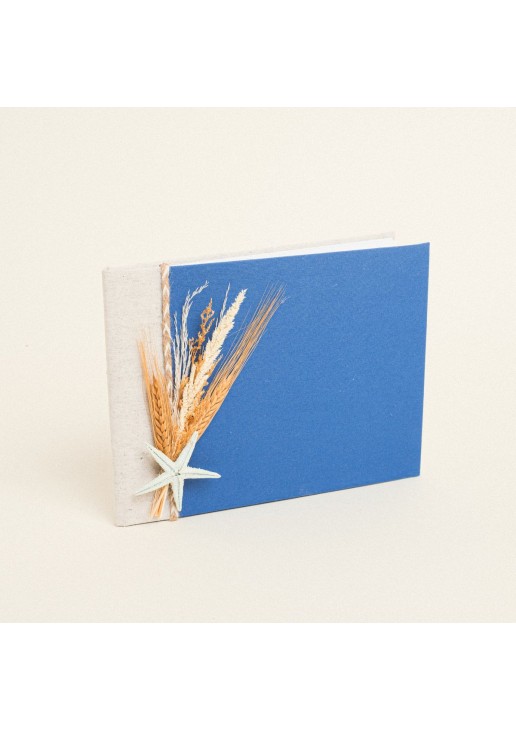 Beauty Home ΒΙΒΛΙΟ ΕΥΧΩΝ ΜΟΝΟΧΡΩΜΟ PREMIUM ΜΠΛΕ ΡΟΥΑ