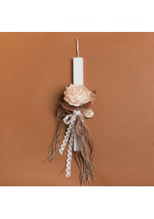 Beauty Home ΛΑΜΠΑΔΑ 33cm ΤΡΙΑΝΤΑΦΥΛΛΟ ΕΚΡΟΥ ΣΕ ΣΥΣΚΕΥΑΣΙΑ ΔΩΡΟΥ