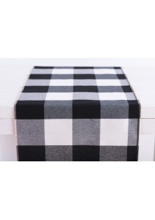 Beauty Home ΡΑΝΝΕΡ ΜΕΓΑΛΟ ΚΑΡΩ ΑΣΠΡΟΜΑΥΡΟ 32 cm x 1,5 m