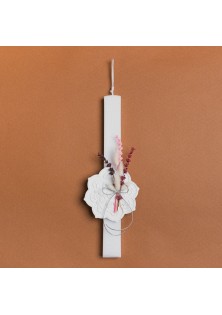 Beauty Home ΛΑΜΠΑΔΑ 33cm ΣΟΥΒΕΡ ΜΕ ΑΠΟΞΗΡΑΜΕΝΑ ΛΕΥΚΟ ΣΕ ΣΥΣΚΕΥΑΣΙΑ ΔΩΡΟΥ