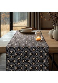 Beauty Home ΡΑΝΝΕΡ ΣΤΟΦΑ SCALE WAVE LUXURY 32 cm x 1,5 m