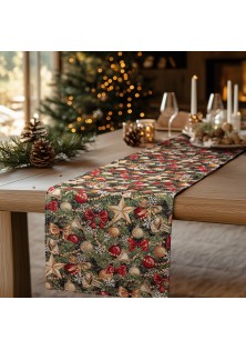 Beauty Home ΡΑΝΝΕΡ ΣΤΟΦΑ HAPPY HOLIDAY 32 cm x 1,5 m