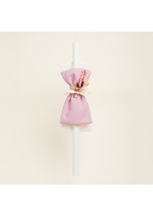 Beauty Home ΛΑΜΠΑΔΑ ΒΑΠΤΙΣΗΣ ΜΟΝΟΧΡΩΜΟ ΒΑΜΒΑΚΕΡΟ 100% ΣΑΠΙΟ ΜΗΛΟ