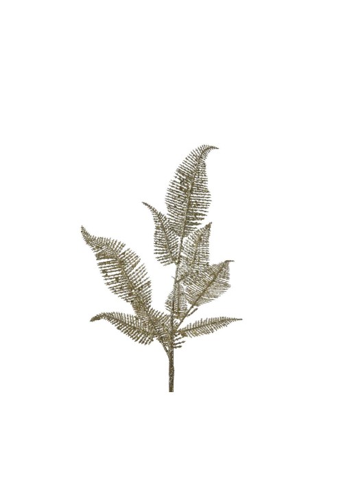 Beauty Home ΦΤΕΡΗ ΧΡΥΣΗ ΜΕ ΓΚΛΙΤΕΡ 67 cm