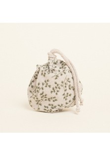 Beauty Home ΠΟΥΓΚΙ ΟΒΑΛ ΜΕ ΚΟΡΔΟΝΙ 13 x 14 cm ΜΙΚΡΑ ΠΡΑΣΙΝΑ ΦΥΛΛΑ