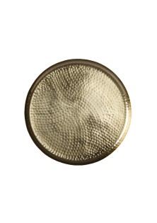 Beauty Home ΔΙΣΚΟΣ ΜΕΤΑΛΛΙΚΟΣ ΧΡΥΣΟΣ 45 cm