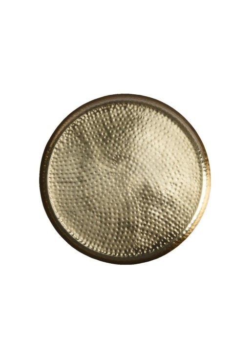 Beauty Home ΔΙΣΚΟΣ ΜΕΤΑΛΛΙΚΟΣ ΧΡΥΣΟΣ 45 cm