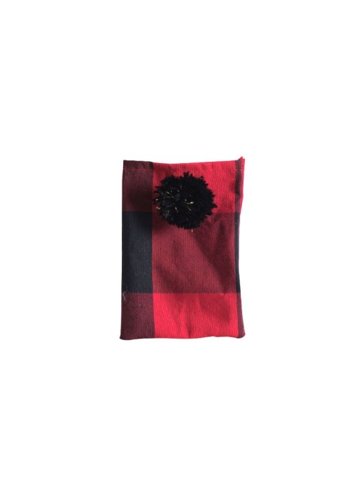 Beauty Home ΠΟΥΓΚΙ ΤΥΠΩΜΕΝΟ ΜΕΓΑΛΟ ΚΑΡΩ ΜΑΥΡΟ ΚΟΚΚΙΝΟ 12 x 17 cm