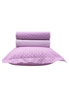 Σετ σεντόνια βρεφικά Art 5132 Lilac 120x170 Μωβ Beauty Home ΣΕΤ 3ΤΜΧ