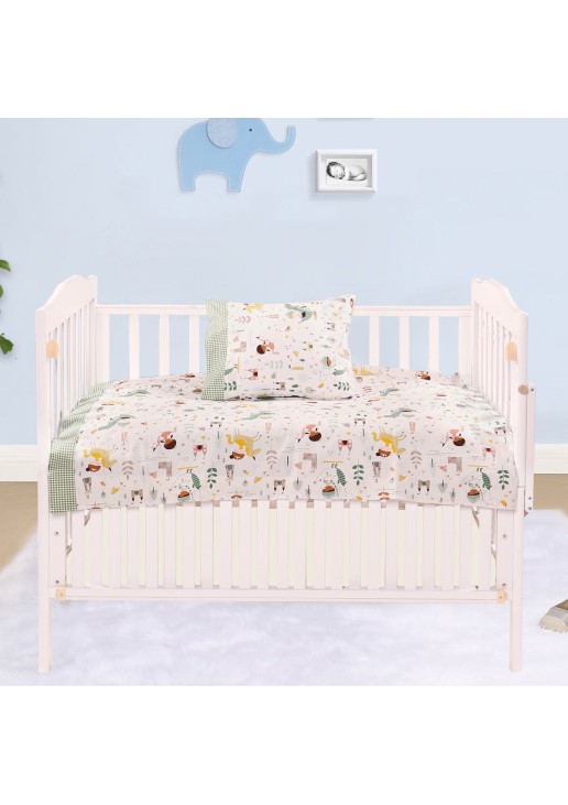Beauty Home Σετ σεντόνια βρεφικά Art 5175 120x160 Πράσινο