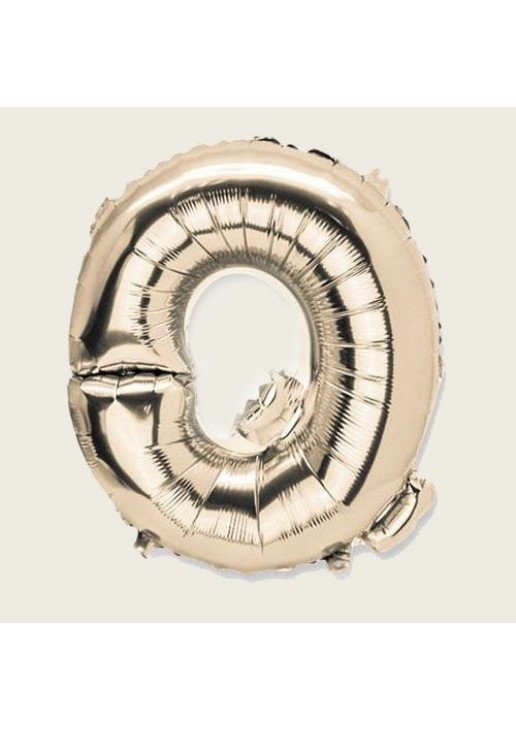 Beauty Home ΜΠΑΛΟΝΙ ΓΡΑΜΜΑ “Q” 36cm ΧΡΥΣΟ