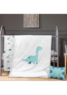Beauty Home Σετ σεντόνια βρεφικά Fossil Art 5183 120x160 Εμπριμέ
