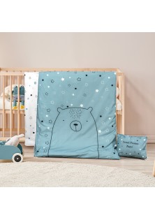 Beauty Home Σετ σεντόνια βρεφικά Bear Art 5185 120x160 Εμπριμέ