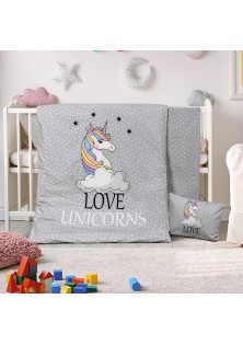 Beauty Home Σετ σεντόνια βρεφικά Fable Art 5188 120x160 Εμπριμέ