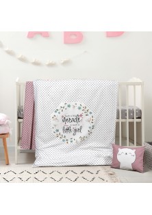 Beauty Home Σετ σεντόνια βρεφικά Cute Art 5191 120x160 Εμπριμέ