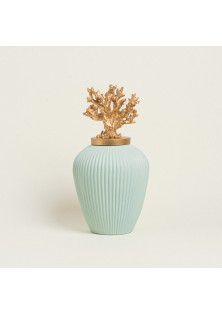 Beauty Home ΒΑΖΟ ΜΕΝΤΑ ΜΕ ΚΑΠΑΚΙ ΧΡΥΣΟ ΚΟΡΑΛΙ 45 cm