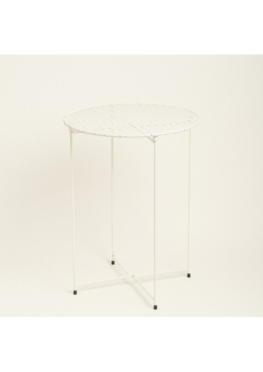 Beauty Home ΒΟΗΘΗΤΙΚΟ ΤΡΑΠΕΖΑΚΙ 46,5 x 62,5 cm ΕΚΡΟΥ