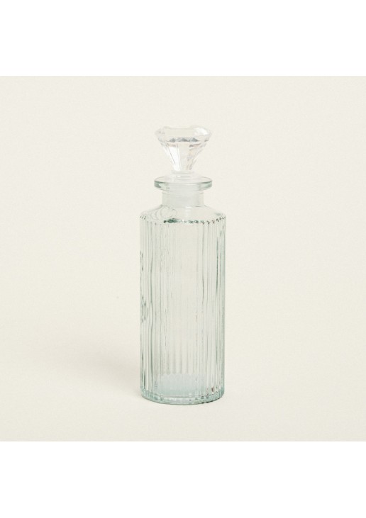 Beauty Home ΜΠΟΥΚΑΛΙ ΜΕ ΠΩΜΑ 17 x 5 cm ΔΙΑΦΑΝΟ
