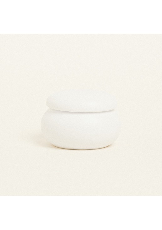 Beauty Home ΚΕΡΑΜΙΚΗ ΜΠΙΖΟΥΤΙΕΡΑ ΜΑΚΑΡΟΝ 6,5 x 5 cm ΛΕΥΚΟ