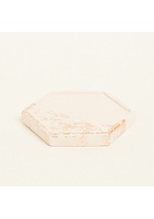 Beauty Home ΚΕΡΑΜΙΚΟ ΠΟΛΥΓΩΝΟ ΣΟΥΒΕΡ ΜΕ ΧΡΥΣΕΣ ΛΕΠΤΟΜΕΡΕΙΕΣ 9 x 10 X 1,2 cm ΜΠΕΖ-ΧΡΥΣΟ