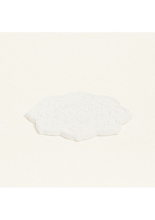 Beauty Home ΚΕΡΑΜΙΚΟ ΛΟΥΛΟΥΔΙ ΣΟΥΒΕΡ 10,5 x 11 x 1,2 cm ΛΕΥΚΟ