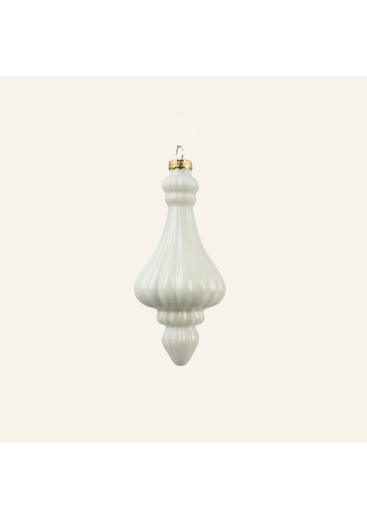 Beauty Home ΓΥΑΛΙΝΟ ΣΤΟΛΙΔΙ ENAMEL 6 x 13 CM ΥΠΟΛΕΥΚΟ