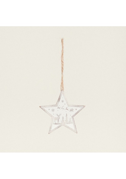 Beauty Home ΞΥΛΙΝH ΦΙΓΟΥΡA ΑΣΤΕΡΙ ΜΕ ΕΛΑΤΑ