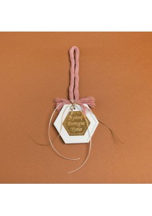 Beauty Home ΚΡΕΜΑΣΤΟ ΠΟΛΥΓΩΝΟ ΚΕΡΑΜΙΚΟ ΜΕ PLEXI ΑΓΑΠΗ ΕΥΤΥΧΙΑ ΥΓΕΙΑ ΣΑΠΙΟ ΜΗΛΟ