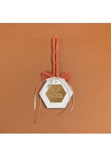 Beauty Home ΚΡΕΜΑΣΤΟ ΠΟΛΥΓΩΝΟ ΚΕΡΑΜΙΚΟ ΜΕ PLEXI MERRY CHRISTMAS ΤΕΡΑΚΟΤΑ
