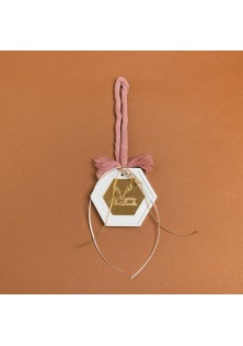 Beauty Home ΚΡΕΜΑΣΤΟ ΠΟΛΥΓΩΝΟ ΚΕΡΑΜΙΚΟ ΜΕ PLEXI MERRY CHRISTMAS ΣΑΠΙΟ ΜΗΛΟ