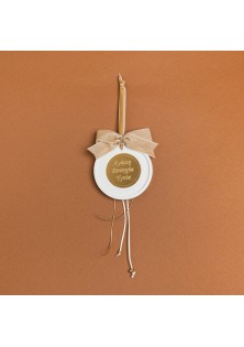Beauty Home ΚΡΕΜΑΣΤΟ ΣΤΡΟΓΓΥΛΟ ΚΕΡΑΜΙΚΟ ME PLEXI ΑΓΑΠΗ ΕΥΤΥΧΙΑ ΥΓΕΙΑ ΜΠΕΖ