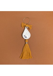 Beauty Home ΚΡΕΜΑΣΤΟ ΚΕΡΑΜΙΚΟ ΔΑΚΡΥ ΜΕ PLEXI GLASS MATI ΑΣΗΜΙ ΚΡΟΚΙ