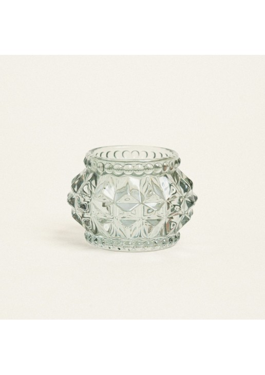 Beauty Home ΓΥΑΛΙΝΟ ΚΗΡΟΠΗΓΙΟ 6,5 x 5 CM ΠΡΑΣΙΝΟ