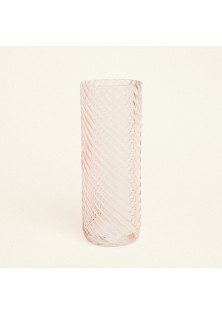 Beauty Home Γυάλινο Βάζο με Εφέ Στροβιλισμού 10cm x 26.5cm Σάπιο Μήλο