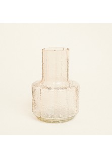 Beauty Home Γυάλινο Βάζο 13.5 x 19 cm ΔΙΑΦΑΝΟ