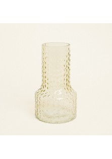 Beauty Home Βάζο Ανάγλυφο 13.8 x 24 cm Πράσινο