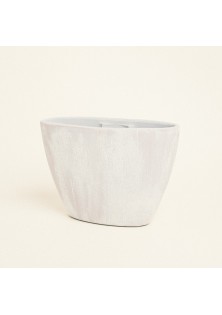 Beauty Home Κασπώ Πήλινο 33 cm x 15 cm x 22 cm Λευκό