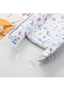 Beauty Home Bρεφική φωλιά με μαξιλάρι Art 5349 53x88 Γκρι