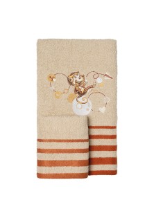 Beauty Home Σετ πετσέτες Art 5426 Σετ 2τμχ Μπεζ