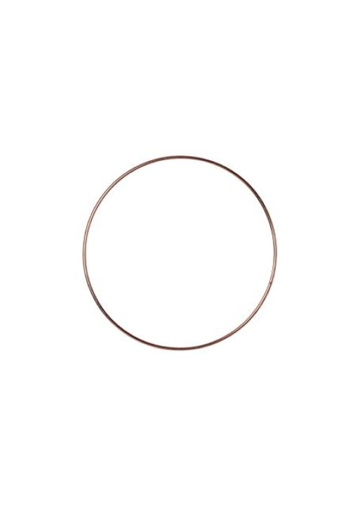 Beauty Home ΜΕΤΑΛΛΙΚΟΣ ΚΥΚΛΟΣ ΡΟΖ ΧΡΥΣΟ 20 CM