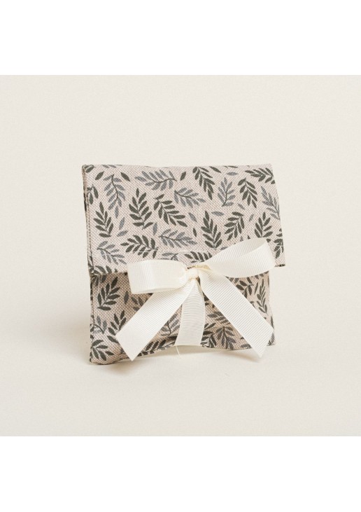 Beauty Home ΠΟΥΓΚΙ ΜΕ ΚΟΡΔΕΛΑ 12 x 17 cm ΜΙΚΡΑ ΠΡΑΣΙΝΑ ΦΥΛΛΑ