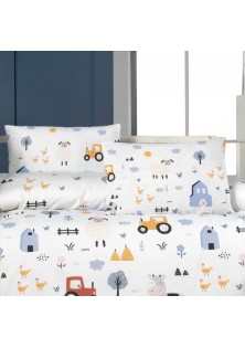 Beauty Home Ζεύγος μαξιλαροθήκες βρεφικές Art 5601 35x45 Γαλάζιο