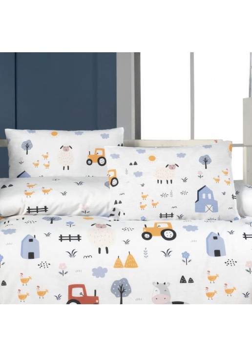 Beauty Home Ζεύγος μαξιλαροθήκες βρεφικές Art 5601 35x45 Γαλάζιο