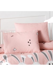 Beauty Home Ζεύγος μαξιλαροθήκες βρεφικές Art 5603 35x45 Σομόν