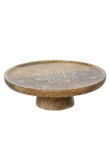 Beauty Home Ξύλινη Ταρτίερα 25 x 9 cm