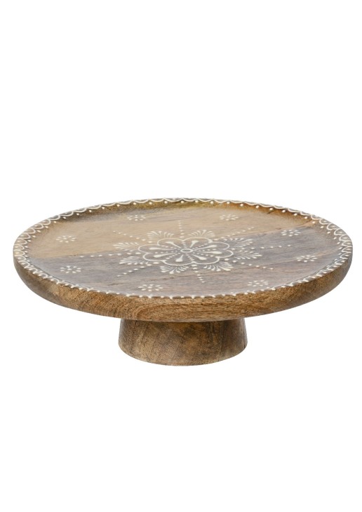 Beauty Home Ξύλινη Ταρτίερα 25 x 9 cm
